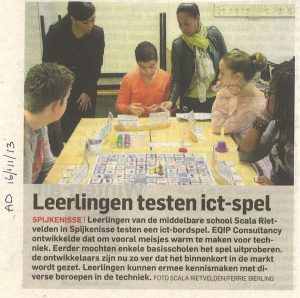 [CTRL] A – ICT Spel in de krant