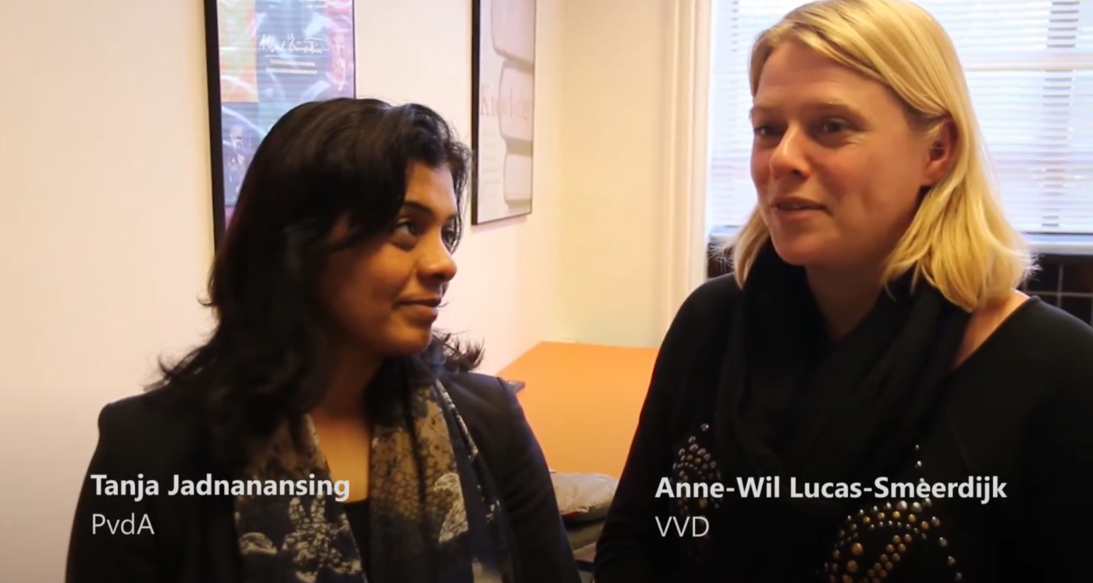Dit vinden PvdA lid Tanja Jadnanansing en VVD lid Anne Will Lucas ervan